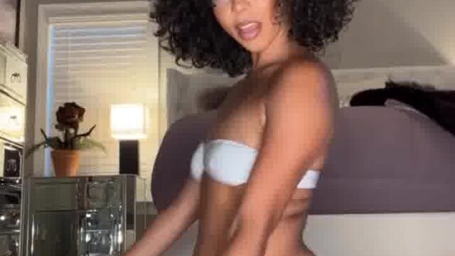 brittany renner Show Big Boobs And Bouncing Ass Lewd